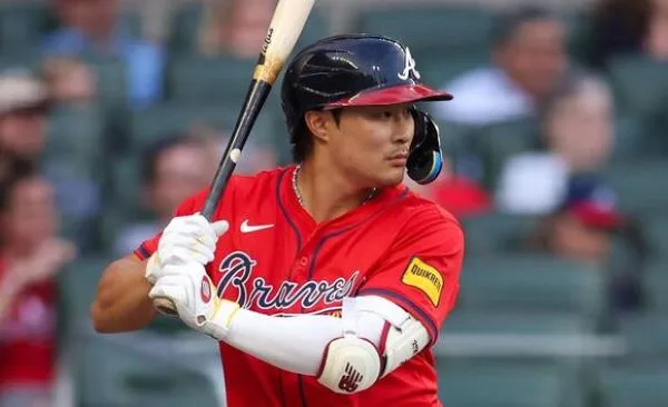 亞特蘭大勇士球員金河成(photo by MLB)