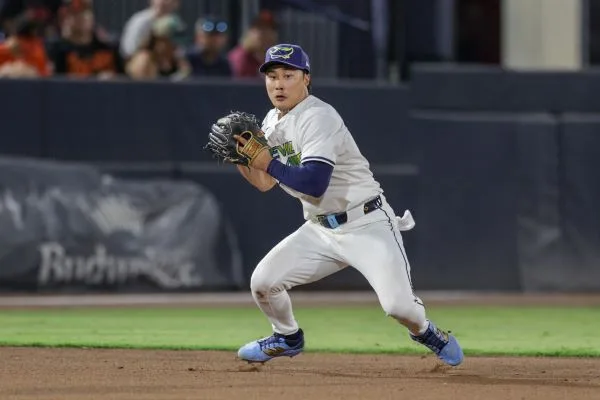 前坦帕灣光芒球員金河成(photo by MLB)